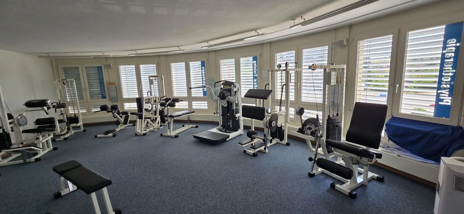 Trainingsraum der Physiotherapie Murgenthal