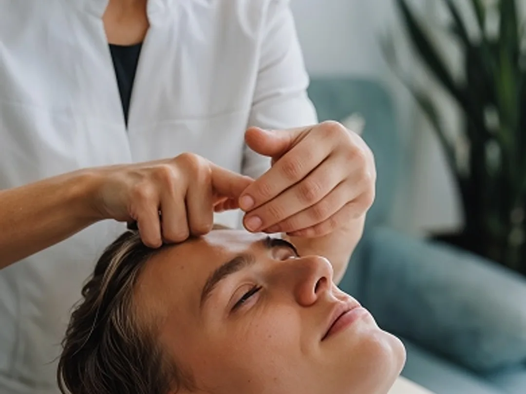 Entspannende Massage-Behandlung